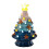 Ceramic Christmas Tree with LED Lights Blue 1