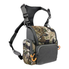 Multipurpose Binocular Harness with Rain Cover,Chest Pack for Outdoor Hiking and Hunting, Light-Weight Portable Binobag