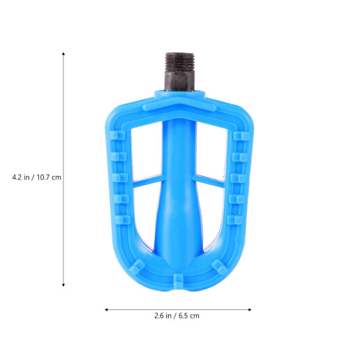 Kids Rubber Bike Pedals Flat Non-Platform Pair 2