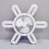 Ventilateur de plafond pliable en forme de U avec éclairage LED, télécommande et 6 pales 4