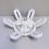 Ventilateur de plafond pliable en forme de U avec éclairage LED, télécommande et 6 pales 5