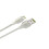 InstantConnect USB-A till USB-C laddningskabel vit 1,5 m 3