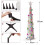 Artificial Christmas Tree 5FT Silver Tinsel with 50 LED 5
