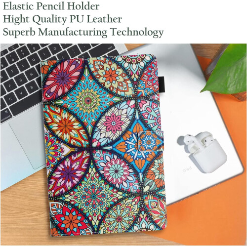 Capa de couro PU para Samsung Galaxy Tab A9 Plus de 11 polegadas com S 2