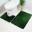 Harliver thin bath mat set green non-slip 2-piece 7