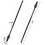 Attaches de câble en nylon à fixation par pression, lot de 50, noires 2