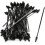 Attaches de câble en nylon à fixation par pression, lot de 50, noires 3