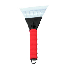 Viflosae plastic snow shovel with rubber edge, black