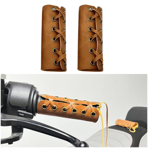 Cykelstyre Justerbara Halkfria Läder 2