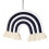 Rainbow tassel wall hanging hand-woven ornament set 1