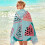 Toalha de praia de microfibra leve e resistente à areia, 76 x 152 cm (30 x 60 polegadas). 7