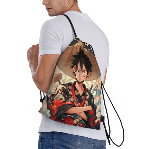 Einteiliger klassischer Kordelzugbeutel Unisex Mittel 2