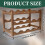 Support de comptoir en bois pour bouteilles de vin standard 3