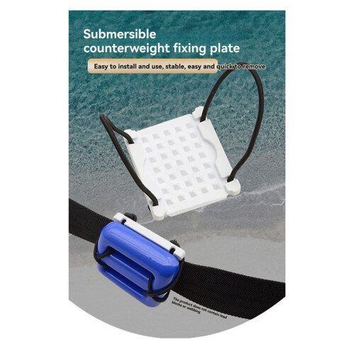 Scuba Diving Weight Fixing Plate BCD Webbing Mounting Plate Diving Weight Bottom Plate Dive Accessories A 2