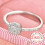 925 Sterling Silver Promise Ring with Zircon 1 Pc 2
