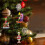 Grinch Christmas Tree Ornament Black Acrylic 2D 4