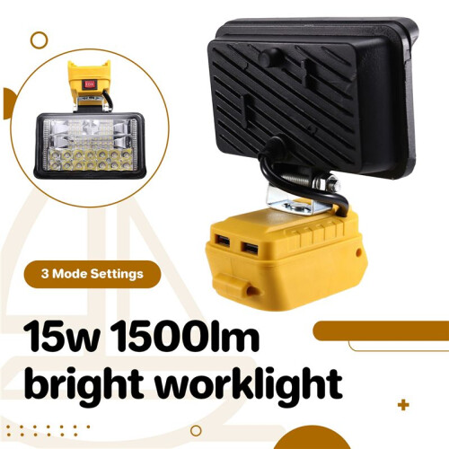Outdoor Lighting LED Work Light 15W LED Floodlight for  18v Battery 2