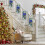 Guirlanda de Natal sem fio com luzes integradas para uso interno e externo. 8