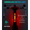 USB Rechargeable LED Bicycle Headlight Front Lamp Set 4