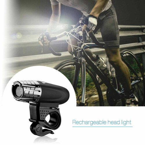 Cycling Light Set LED Front and Rear 5000 Lumen 8.4V 2