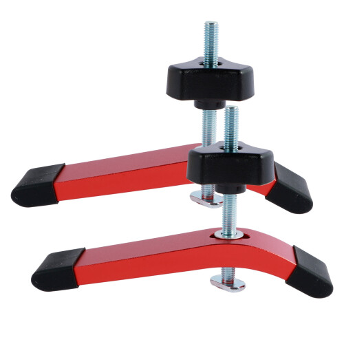 Grusce T-rail klemset van aluminiumlegering, 2 stuks, 6-3/8" x 1