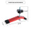 Grusce T-rail klemset van aluminiumlegering, 2 stuks, 6-3/8" x 7