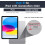 DTTO iPad 10. Generation Hülle 10,9 Zoll 2022 Leder Folio mit 2