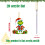 Grinch kersthanger van acryl, 2D platte decoratie 2