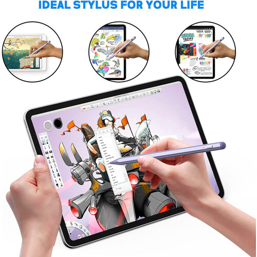 Penna stilo attiva per schermi touch, punta fine, magnetica 1