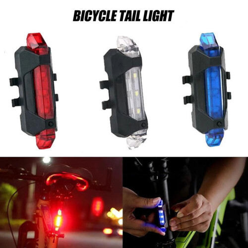LED bicycle tail light rechargeable waterproof 1 pack 1