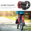 Bike Rear LED Tail Light Red Rechargeable 1pc 4
