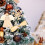 Mini Christmas Tree with Lights Flocked Tabletop 12 Inch 6