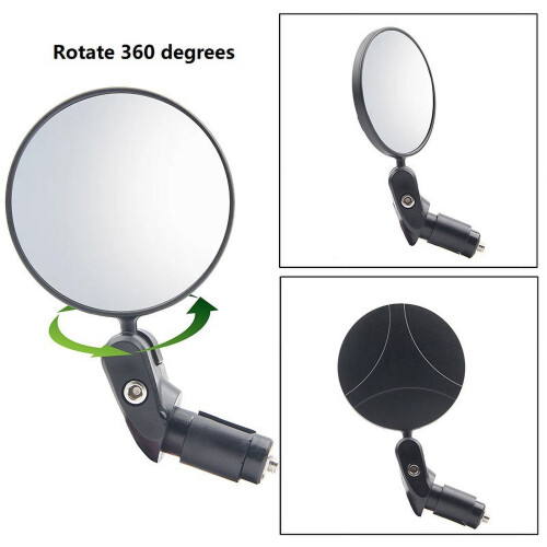 Espelho retrovisor para bicicleta ajustável de grande angular (1 ou 2 peças) 2