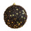 Christmas Tree Ornament Black Irregular Ball Set 2