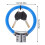 Fietskettingslot met ring, verdikte legering, 3-pack 5
