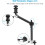Βραχίονας στήριξης κάμερας με Super Clamp11 ιντσών1/4" 3/8" σπείρωμα 4