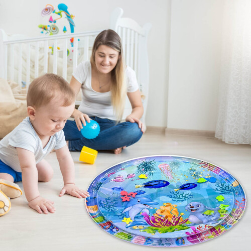 Tappetino da gioco acquatico per gatti YANHAIGONG con pesciolini 1