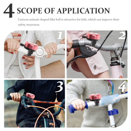 Kinderfietsbel roze opbergruimte 1