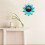 Décoration murale en fer forgé Fleur pour intérieur et extérieur 6
