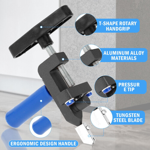 Grusce Glasschneider-Set, robust, 2-in-1 1