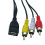 USB A vrouwelijk naar 3RCA AV-kabel 5ft 2