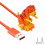 Lustiges Hunde-Schnellladekabel 1 m 6