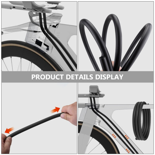 Pastilhas de freio de espuma à prova de som para bicicletas. 1