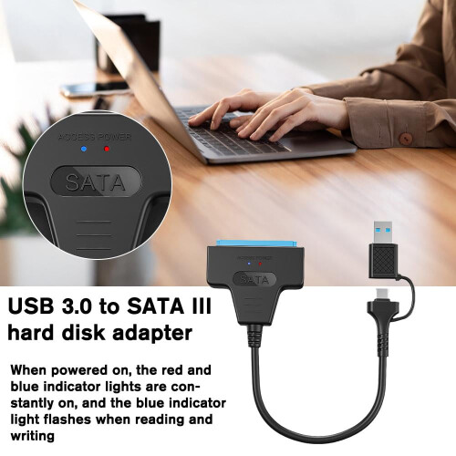 USB3.0/USB-C 2.5-inch SATA III-connector 2