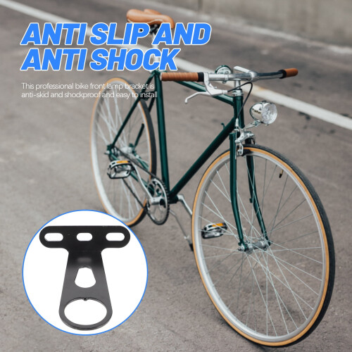Bike Light Bracket Fork Mount Steel 1 Pack 1