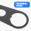 Bike Light Bracket Fork Mount Steel 1 Pack 5