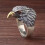 Vintage adelaar ring voor heren, verstelbare modering, 1 stuk 4