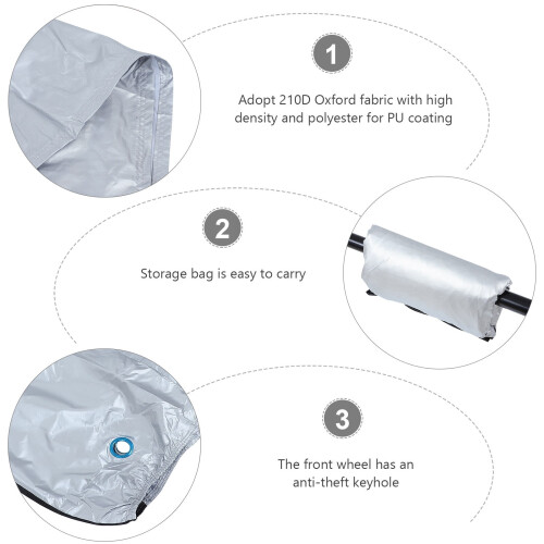Funda impermeable para bicicleta estática 2