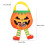 Saco de doces de Halloween preto (1 unidade) 3