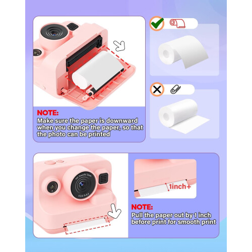 Børne Instant Kamera Termisk Print Refill 20 Ark 2